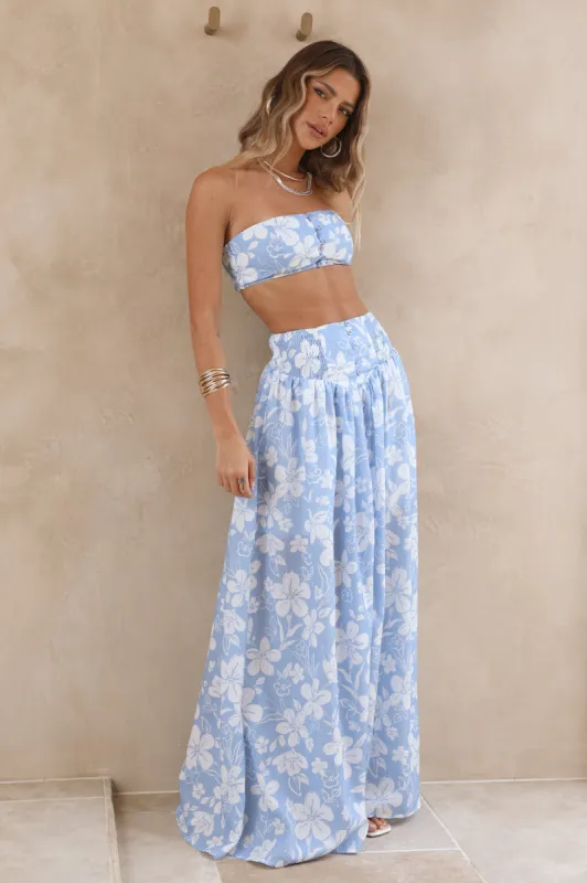 Finale Of Summer Maxi Skirt Blue sold by Fortunate One