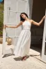 Feeling Spicy Maxi Dress White sold by Fortunate One