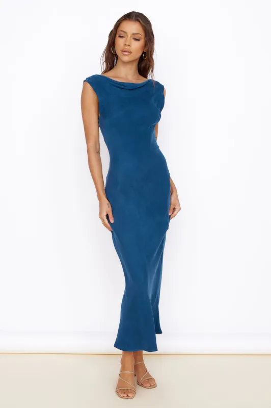 Have Me Daydreaming Maxi Dress Blue sold by Fortunate One