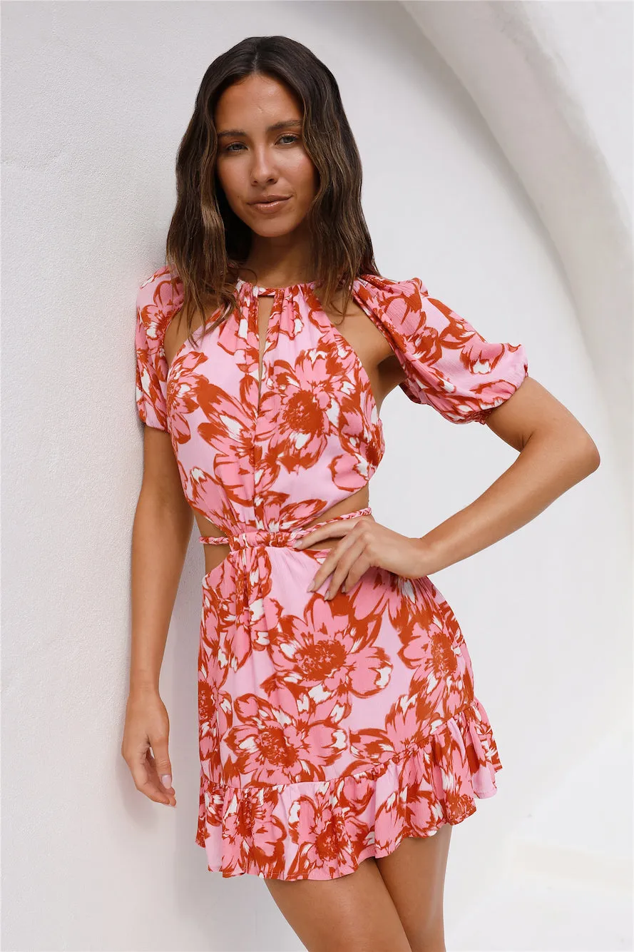 HELLO MOLLY Island Lifestyle Mini Dress Pink sold by Fortunate One product image thumbnail 2