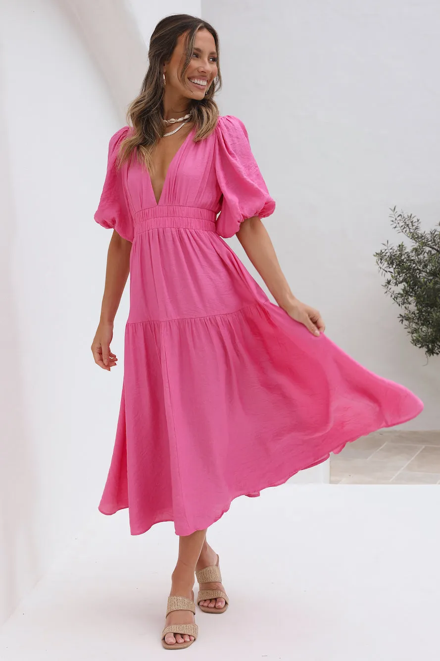 Bed Of Flowers Maxi Dress Pink sold by Fortunate One product image thumbnail 3