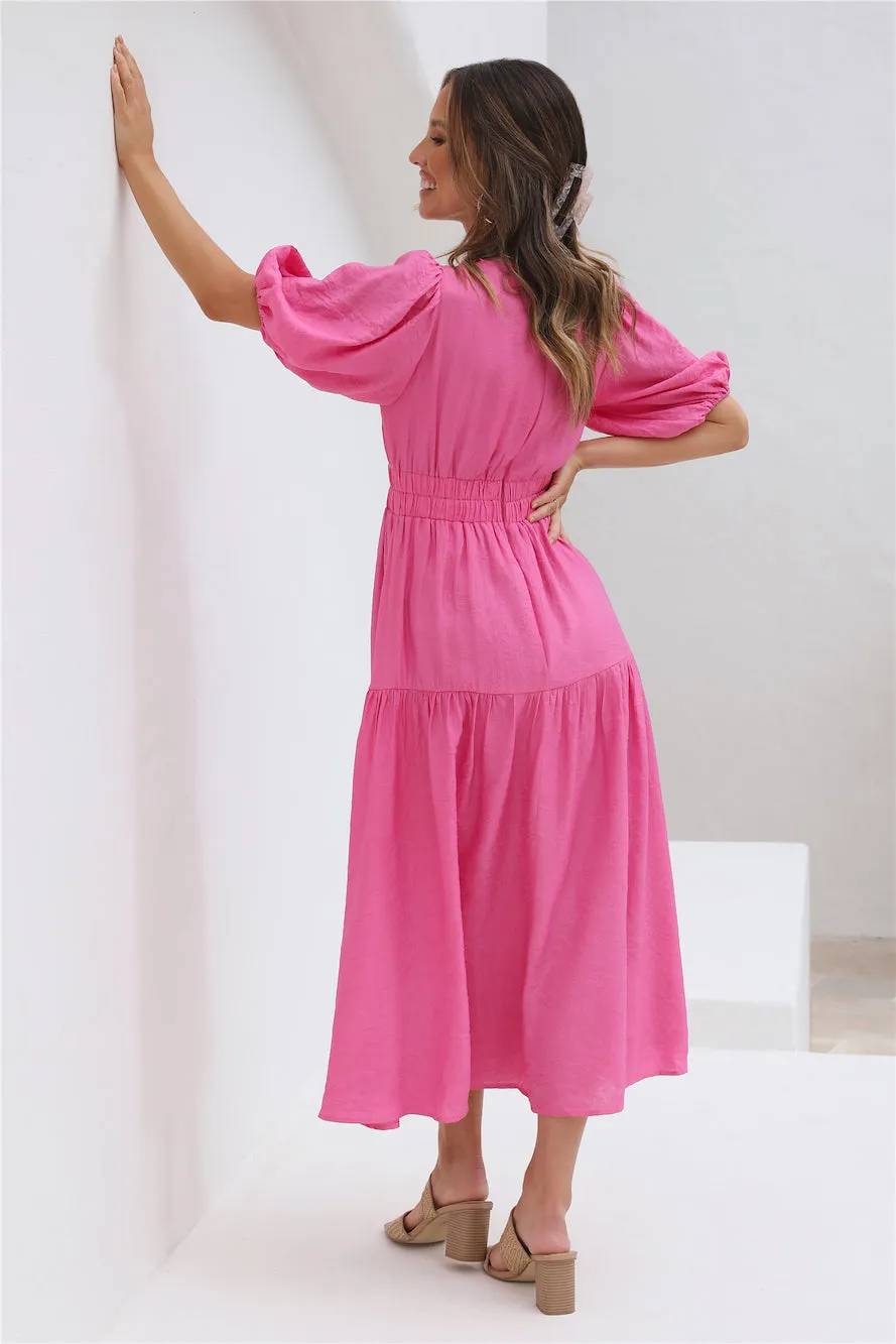 Bed Of Flowers Maxi Dress Pink sold by Fortunate One product image thumbnail 4