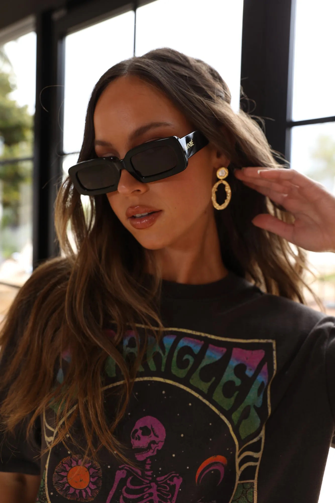 BANBÉ The Seymour Sunglasses Black Midnight Fade sold by Fortunate One product image thumbnail 4