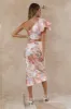 Serenity Midi Skirt Pink sold by Fortunate One