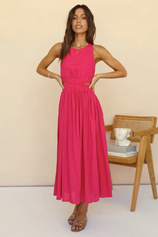 Best With Time Maxi Dress Pink sold by Fortunate One
