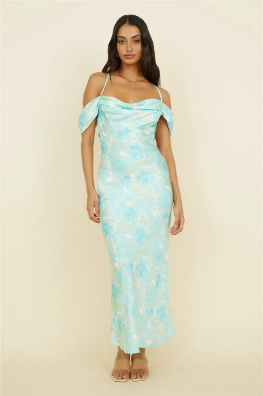 Busy Dancing Maxi Dress Green sold by Fortunate One