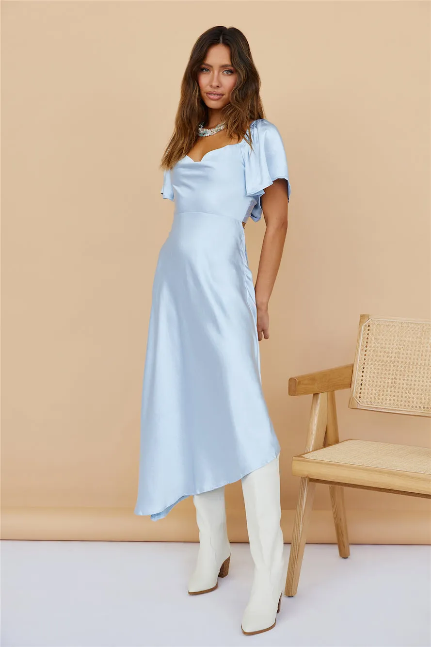 Airie Maxi Dress Steel Blue sold by Fortunate One product image thumbnail 3