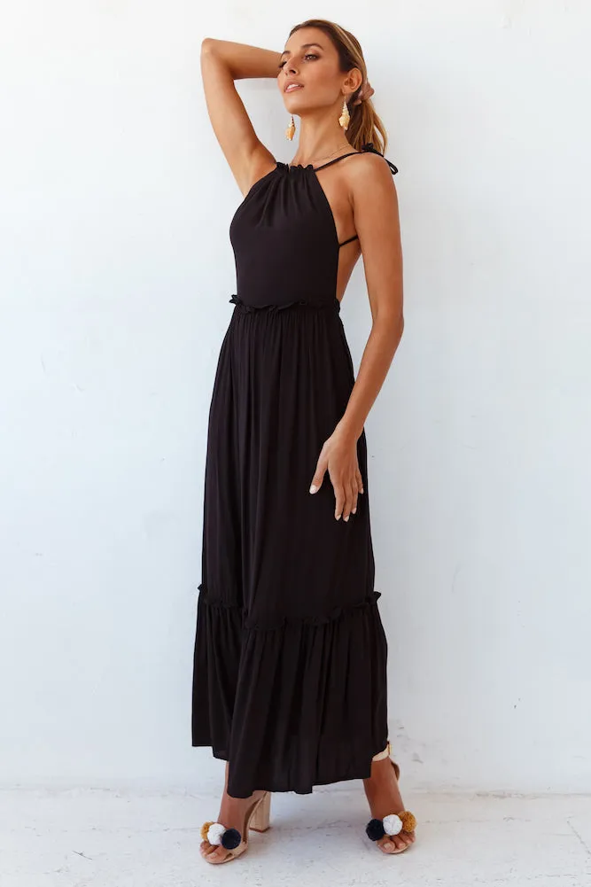 The Eve Maxi Dress Black sold by Fortunate One product image thumbnail 3