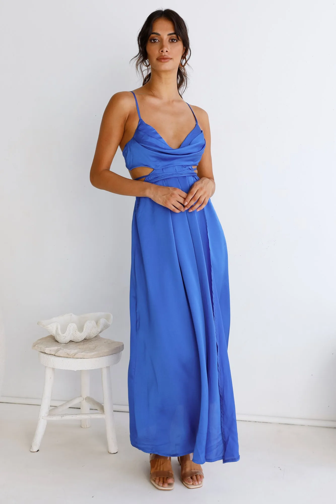 Be My Darling Maxi Dress Royal Blue sold by Fortunate One product image thumbnail 2