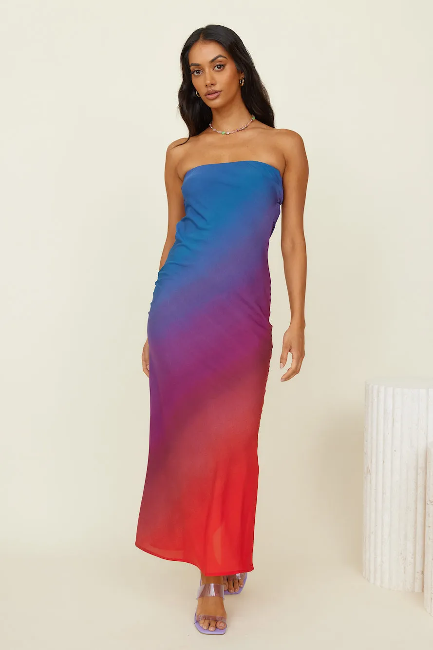 Seaside Wandering Maxi Dress Multi sold by Fortunate One product image thumbnail 3