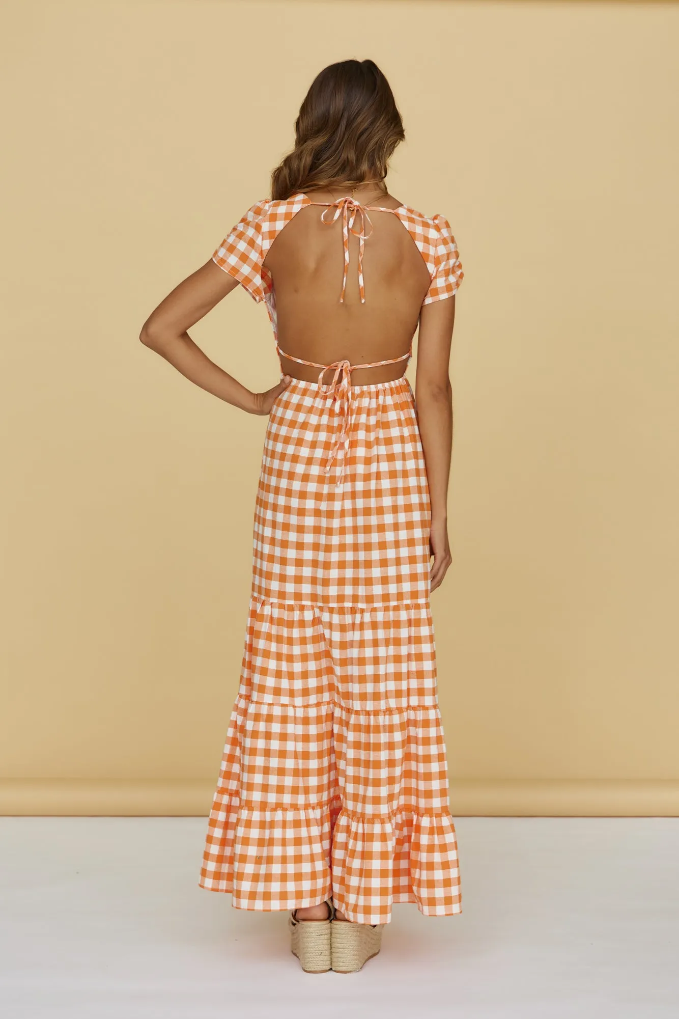 Love Is Yours Maxi Dress Orange sold by Fortunate One product image thumbnail 4