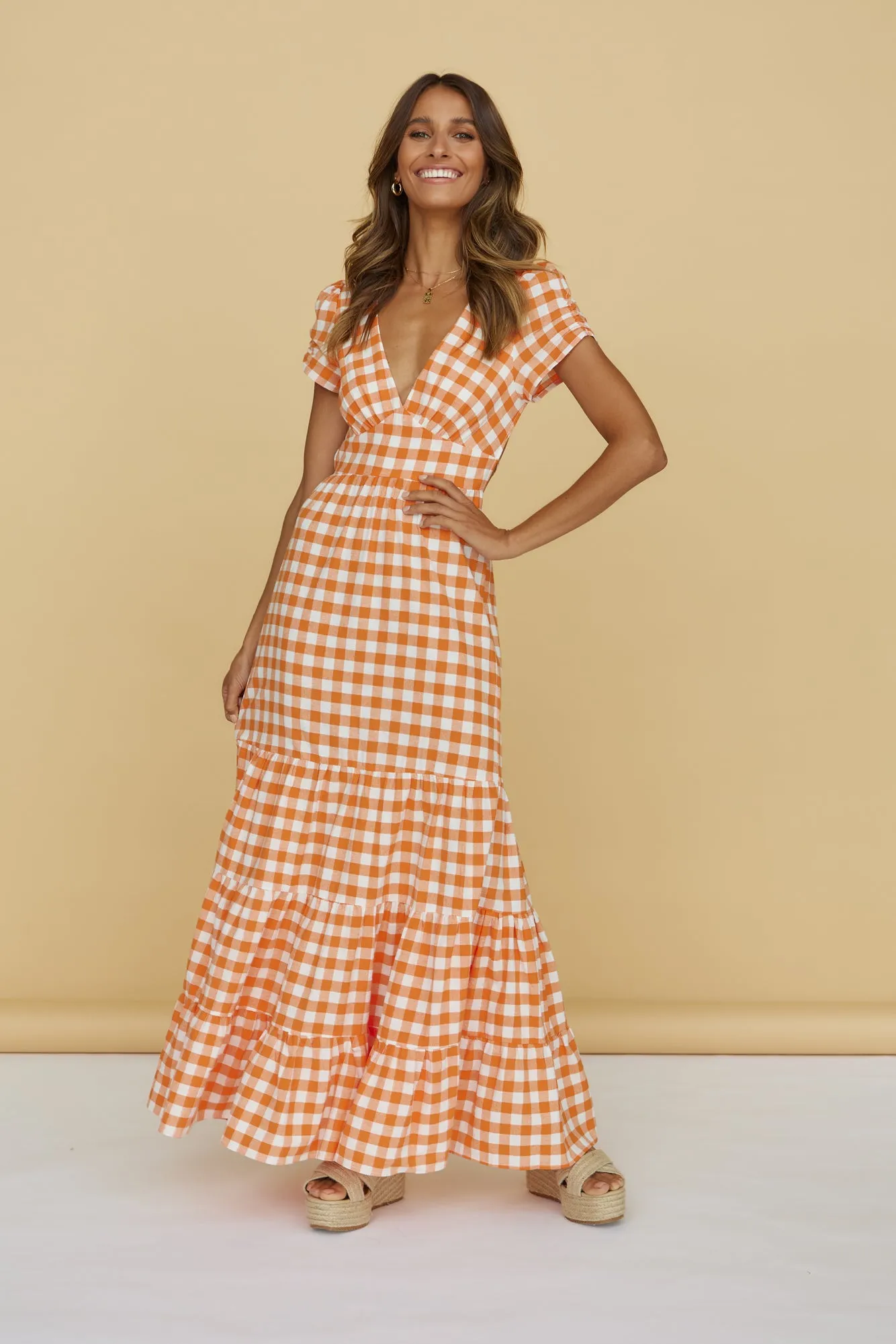 Love Is Yours Maxi Dress Orange sold by Fortunate One