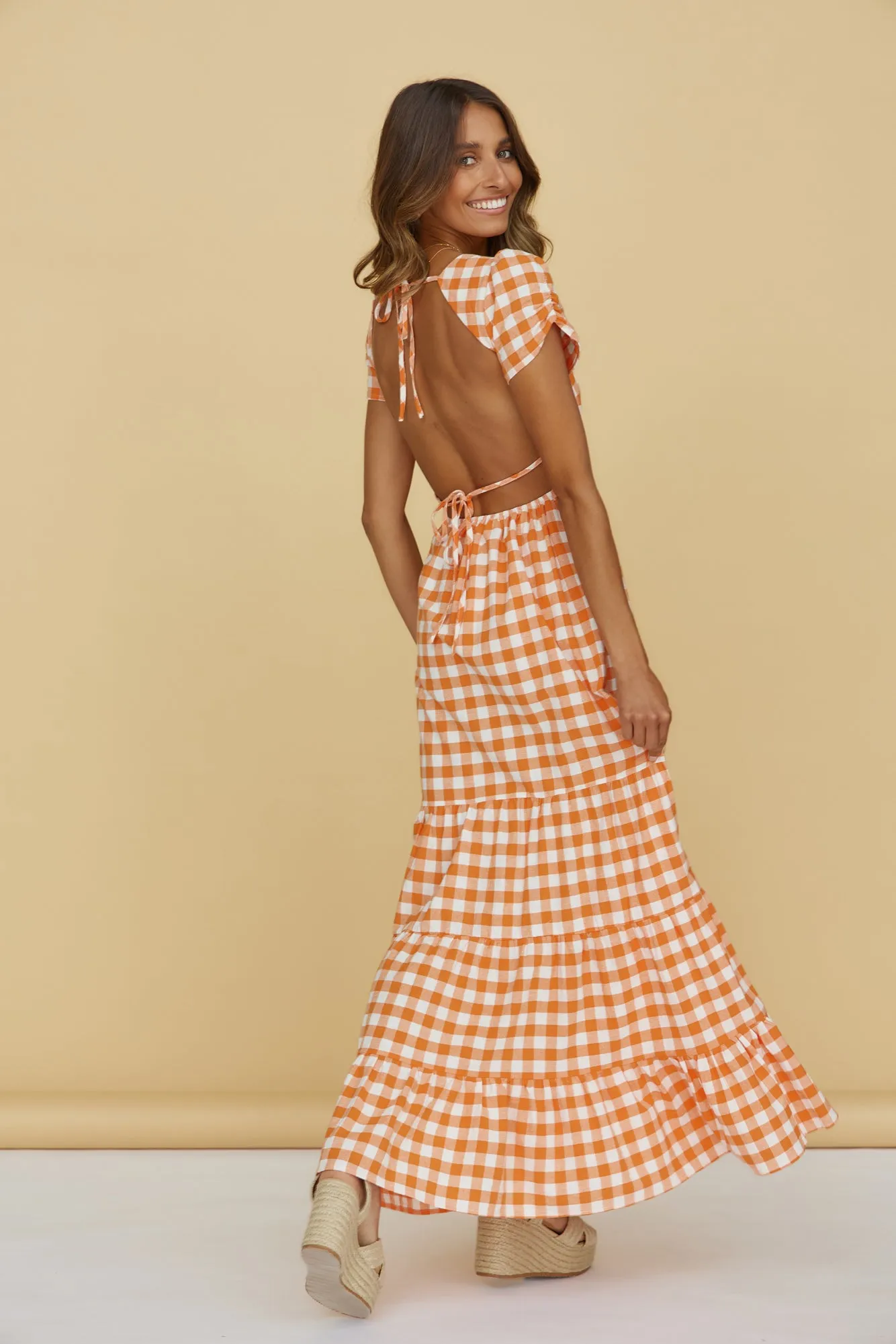 Love Is Yours Maxi Dress Orange sold by Fortunate One product image thumbnail 5