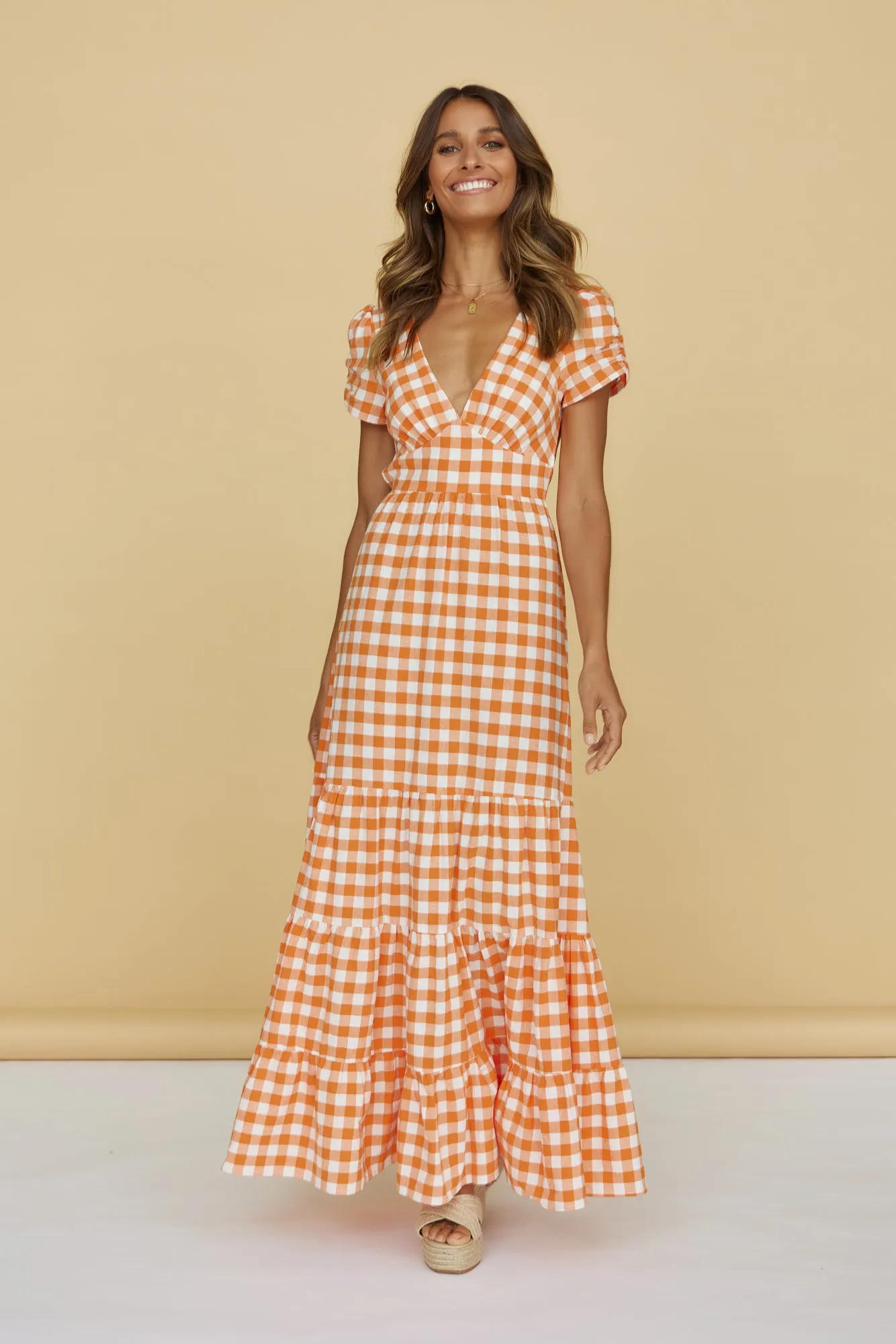 Love Is Yours Maxi Dress Orange sold by Fortunate One product image thumbnail 2
