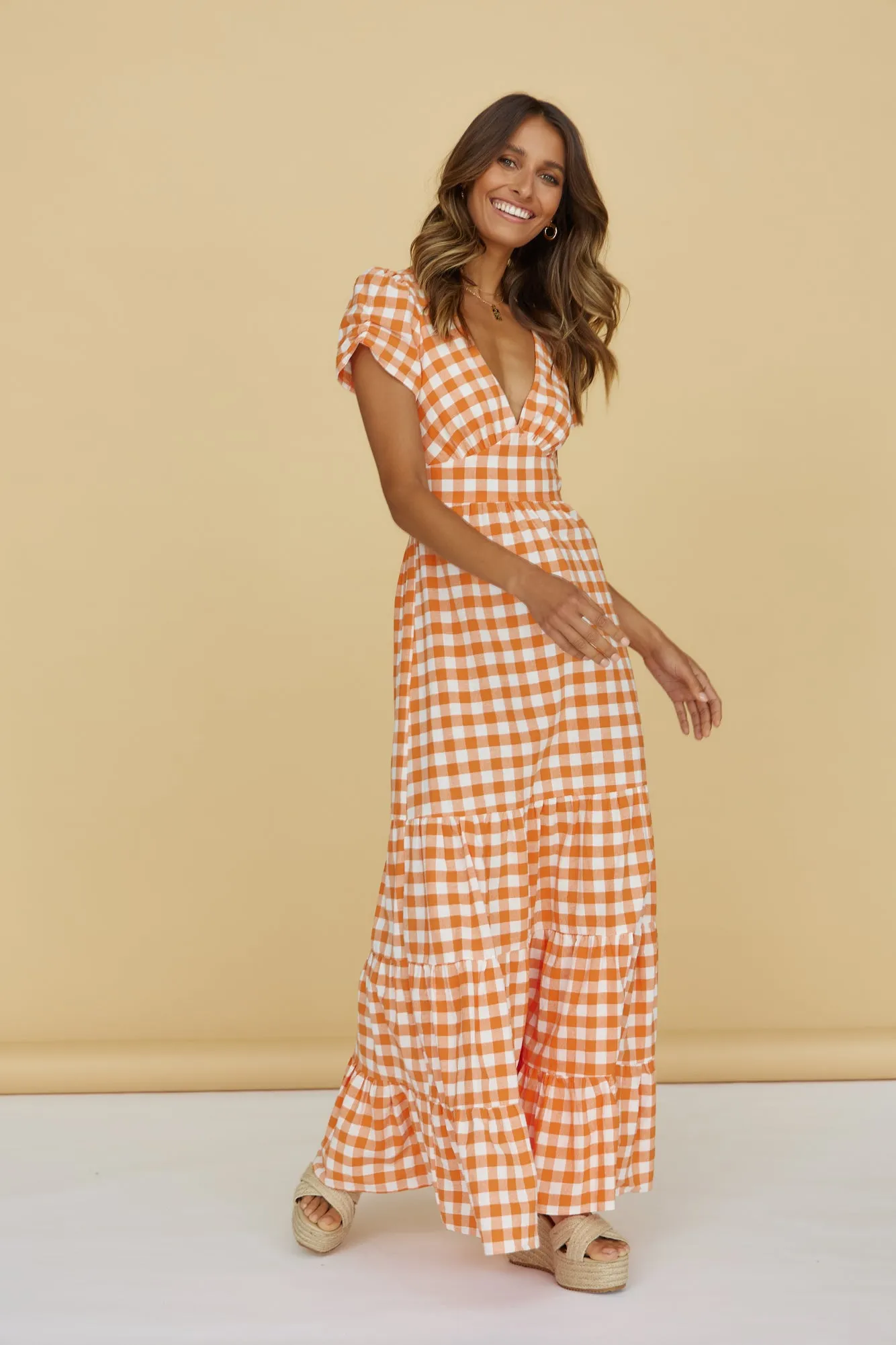 Love Is Yours Maxi Dress Orange sold by Fortunate One product image thumbnail 3