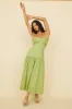 Azaleana Midi Dress Green sold by Fortunate One