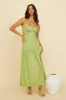 Azaleana Midi Dress Green sold by Fortunate One