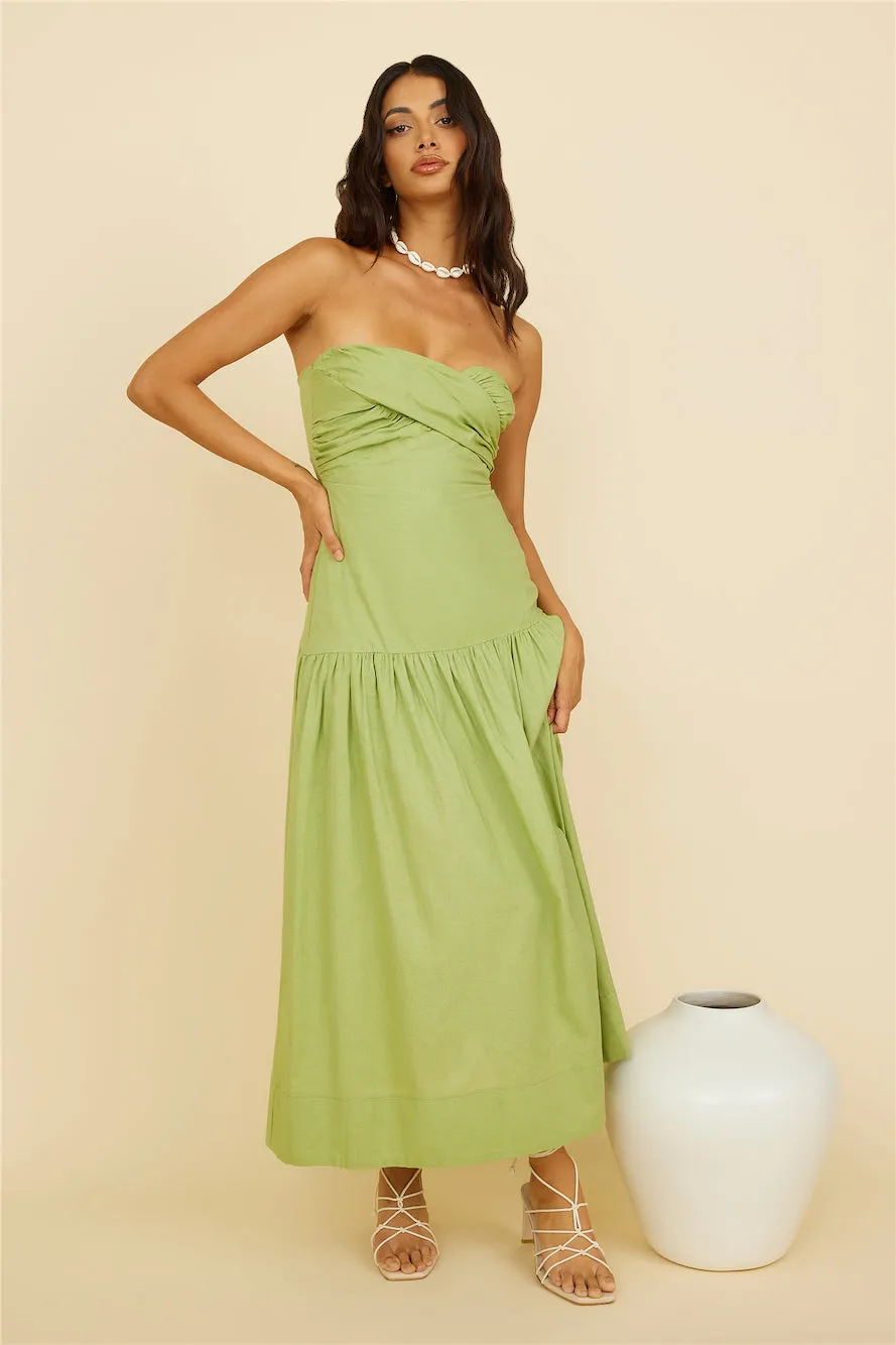 Azaleana Midi Dress Green sold by Fortunate One product image thumbnail 5