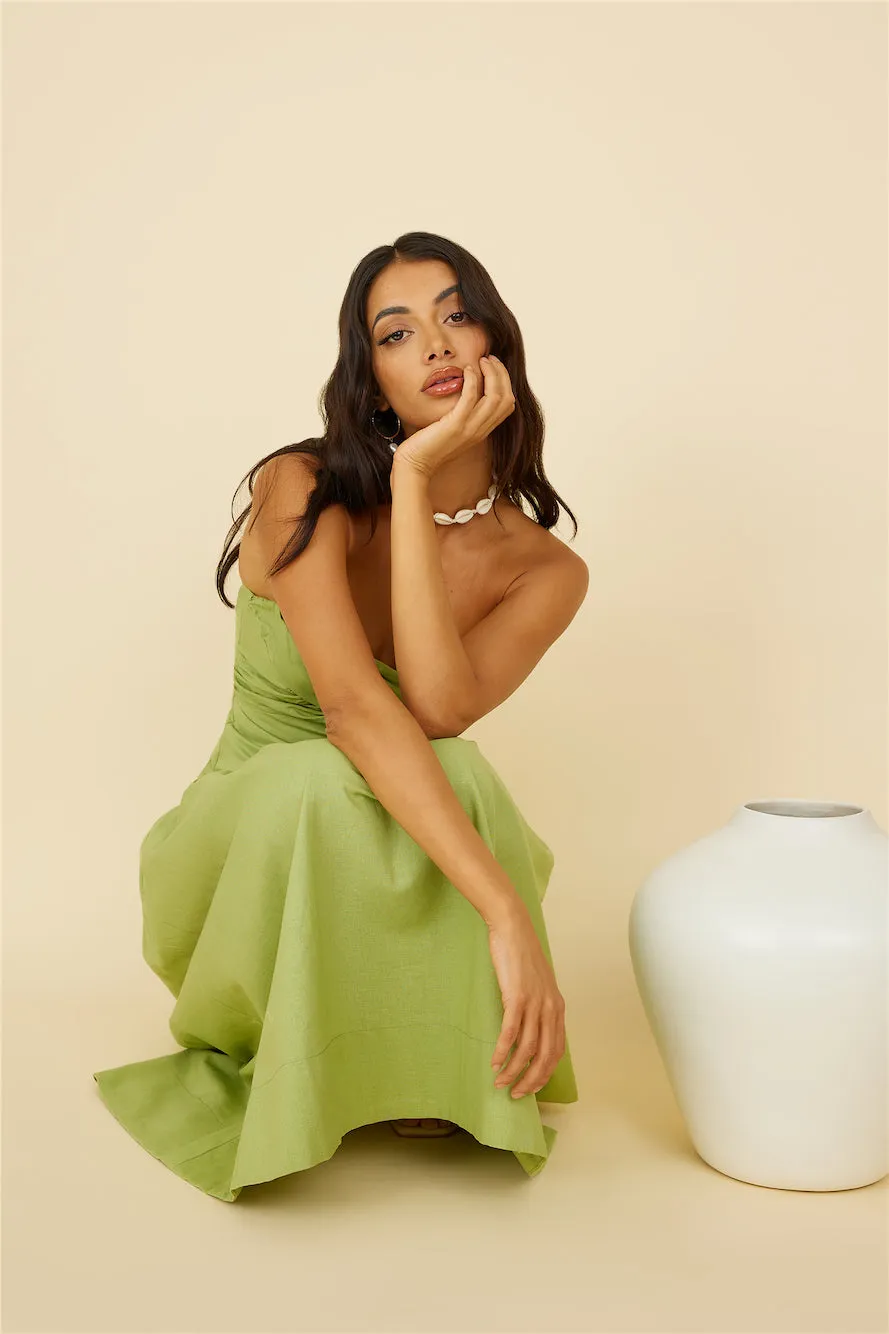 Azaleana Midi Dress Green sold by Fortunate One product image thumbnail 3