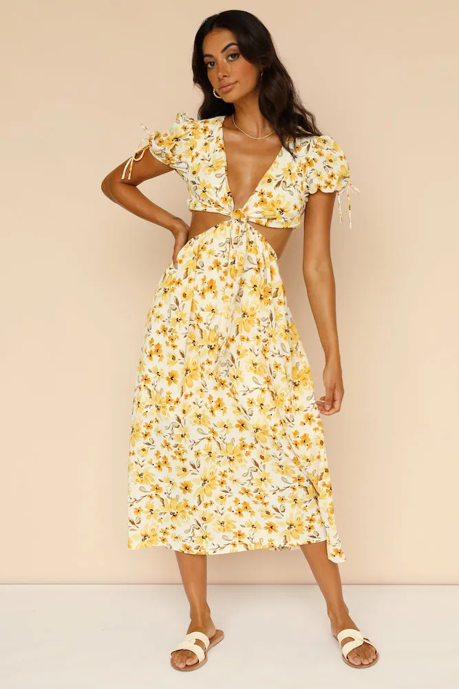 Flowers In The Sun Maxi Dress sold by Fortunate One product image thumbnail 5