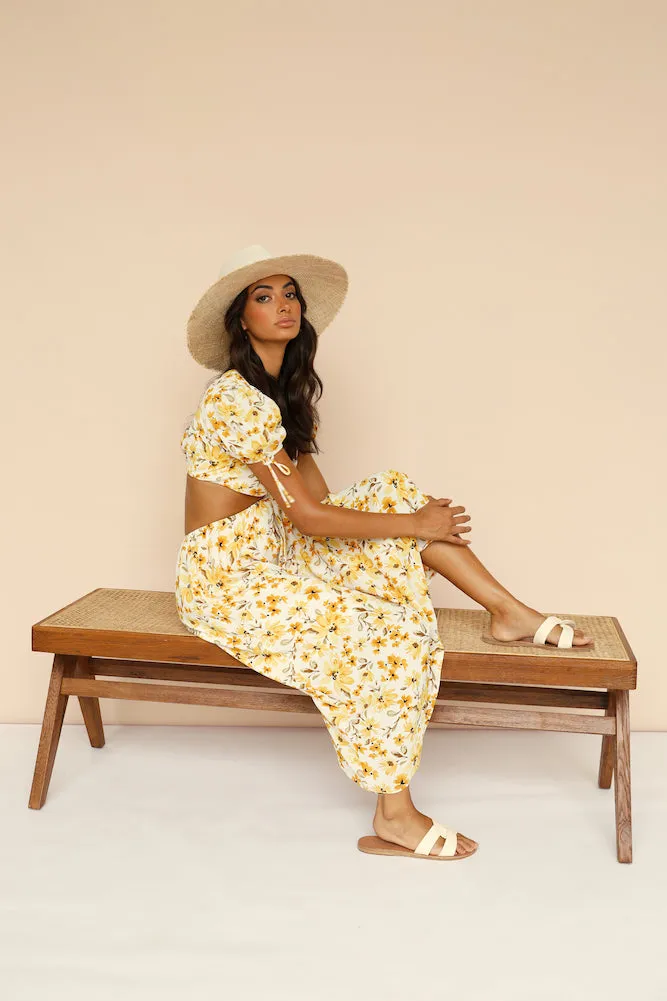 Flowers In The Sun Maxi Dress sold by Fortunate One product image thumbnail 2