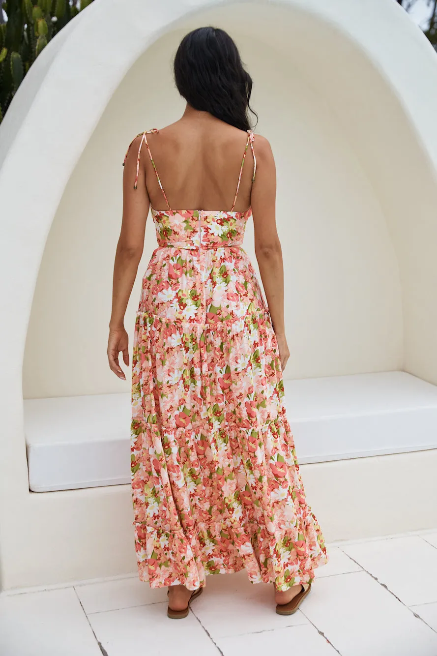 Raspberry Lemonade Maxi Dress Pink sold by Fortunate One product image thumbnail 2
