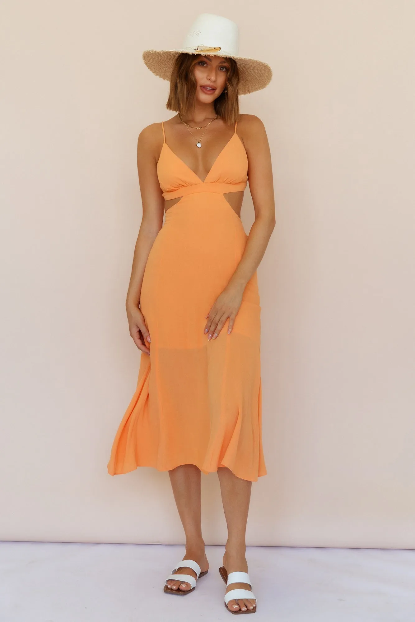 Full Of Life Maxi Dress Orange sold by Fortunate One product image thumbnail 3