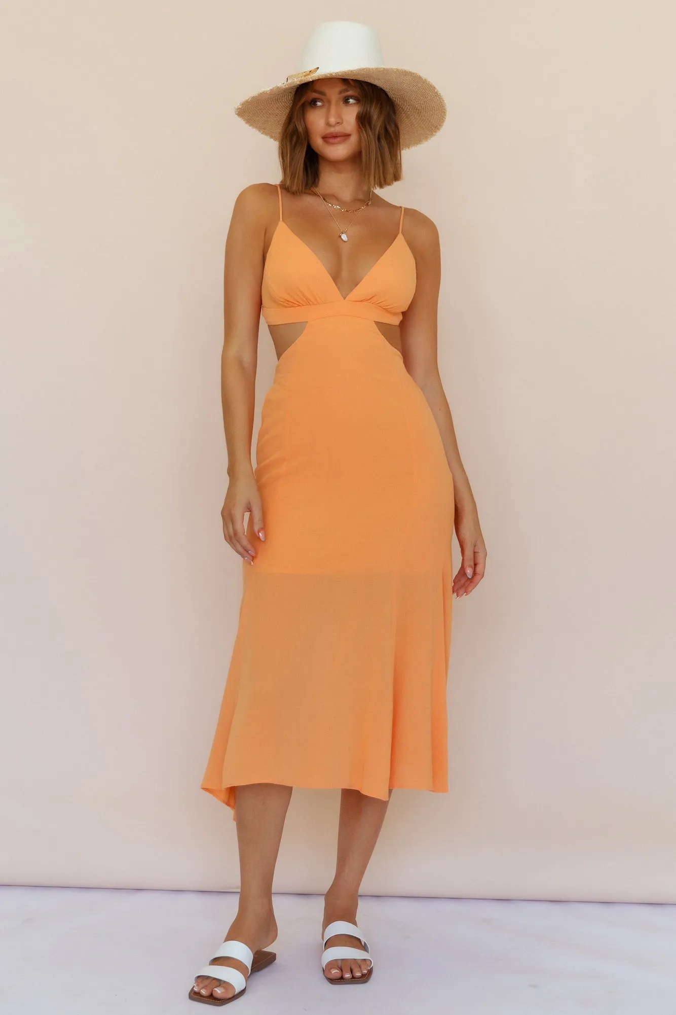 Full Of Life Maxi Dress Orange sold by Fortunate One product image thumbnail 4