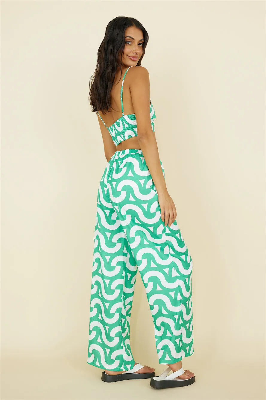 Enchanted Days Pants Green sold by Fortunate One product image thumbnail 4