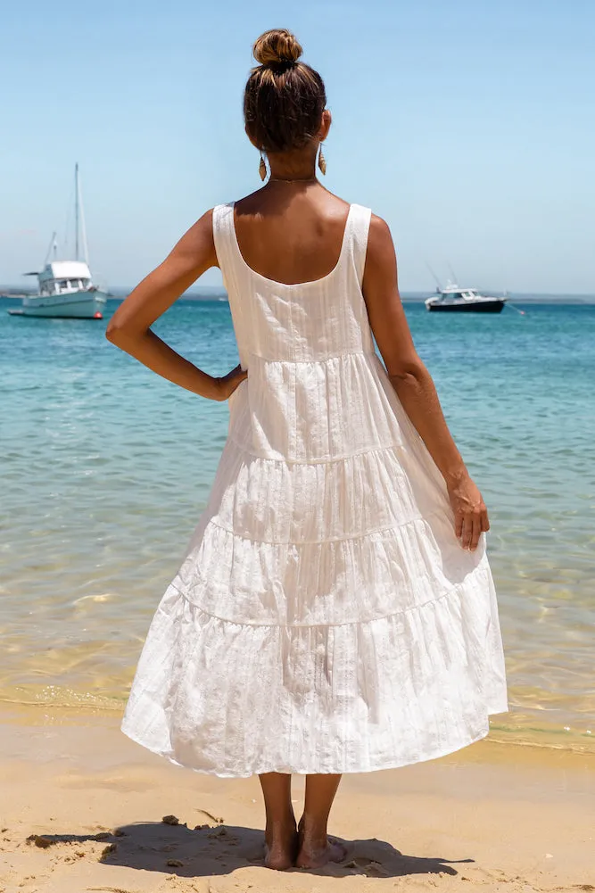 Goodness Of Heart Maxi Dress White sold by Fortunate One product image thumbnail 4