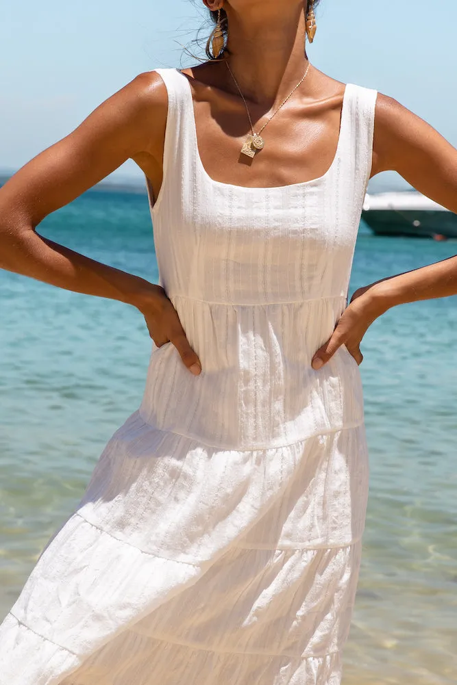 Goodness Of Heart Maxi Dress White sold by Fortunate One product image thumbnail 5