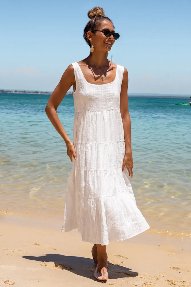 Goodness Of Heart Maxi Dress White sold by Fortunate One product image thumbnail 3
