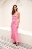 Beach Lounging Maxi Dress Pink sold by Fortunate One