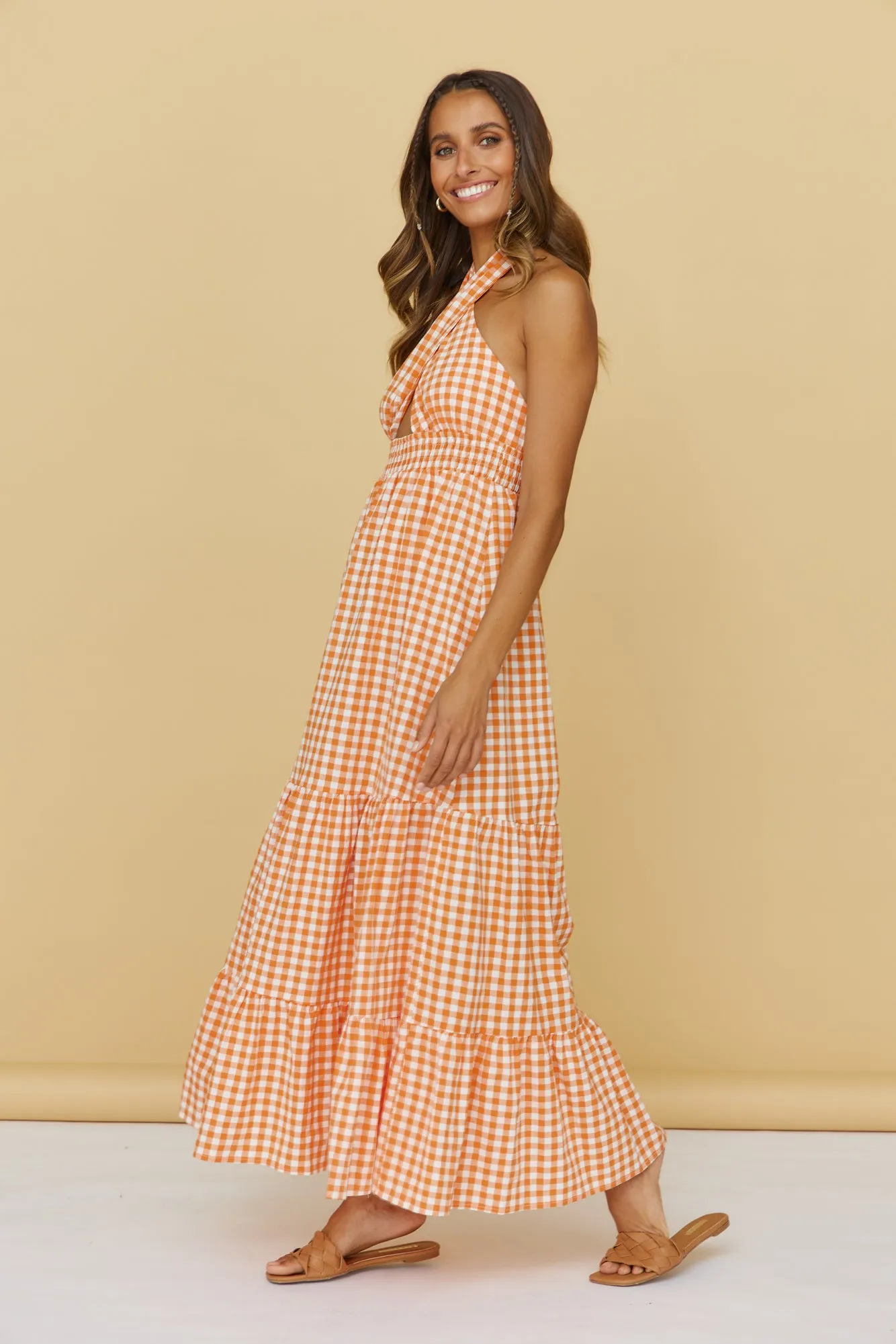 One Dream Maxi Dress Orange sold by Fortunate One product image thumbnail 4