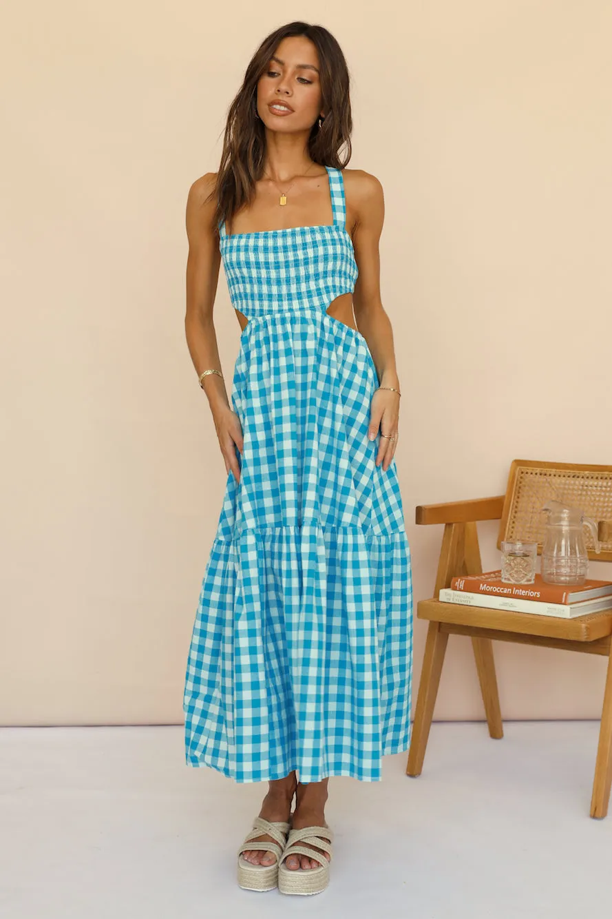 Head In The Clouds Maxi Dress Blue sold by Fortunate One product image thumbnail 2