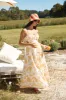 Sunset Trails Maxi Dress Yellow sold by Fortunate One