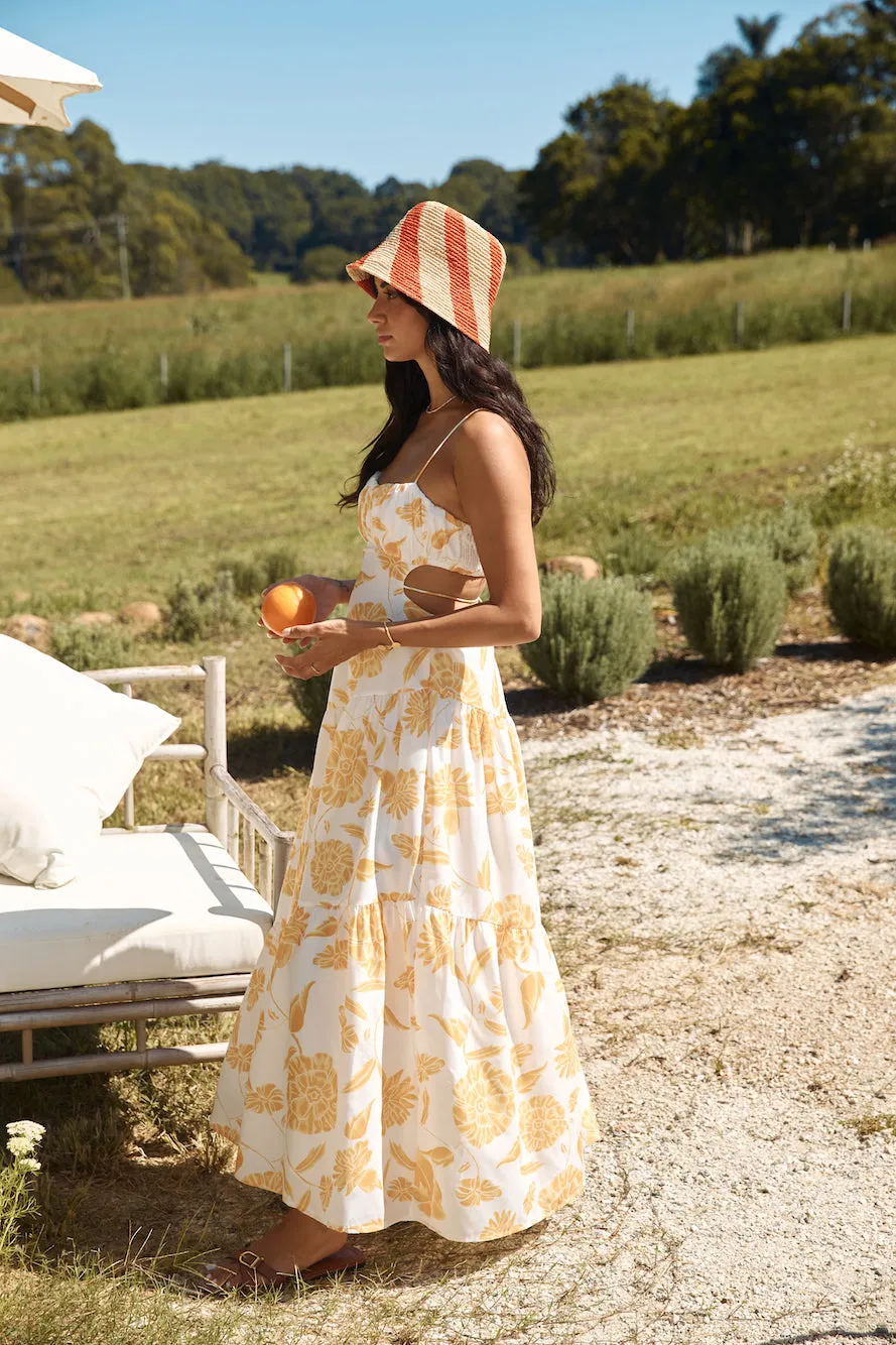 Sunset Trails Maxi Dress Yellow sold by Fortunate One product image thumbnail 2