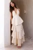 Golden Age Satin Maxi Dress Yellow sold by Fortunate One