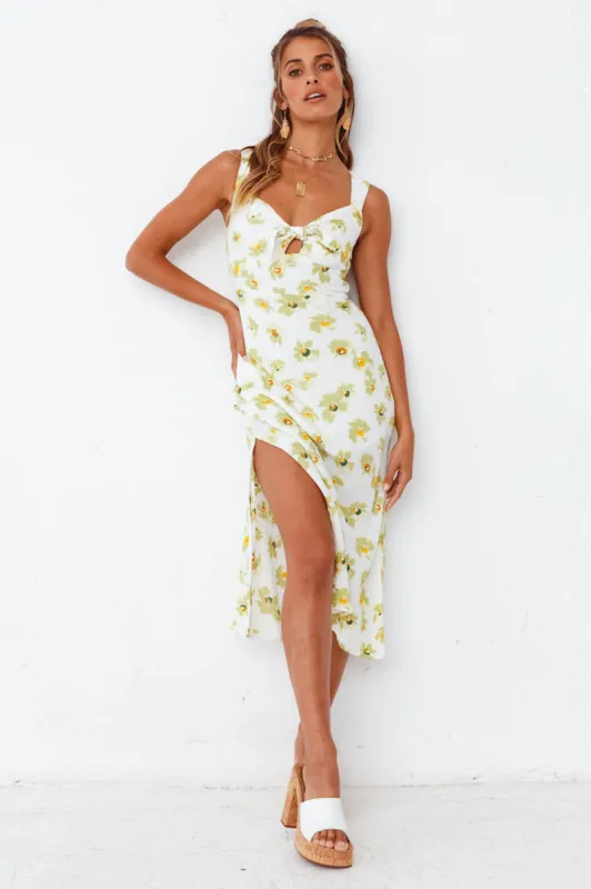 June Blooms Midi Dress sold by Fortunate One