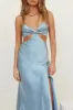 City Sunset Maxi Dress Blue sold by Fortunate One