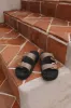 SIREN Allure Chunky Slides Cappuccino Leather sold by Fortunate One