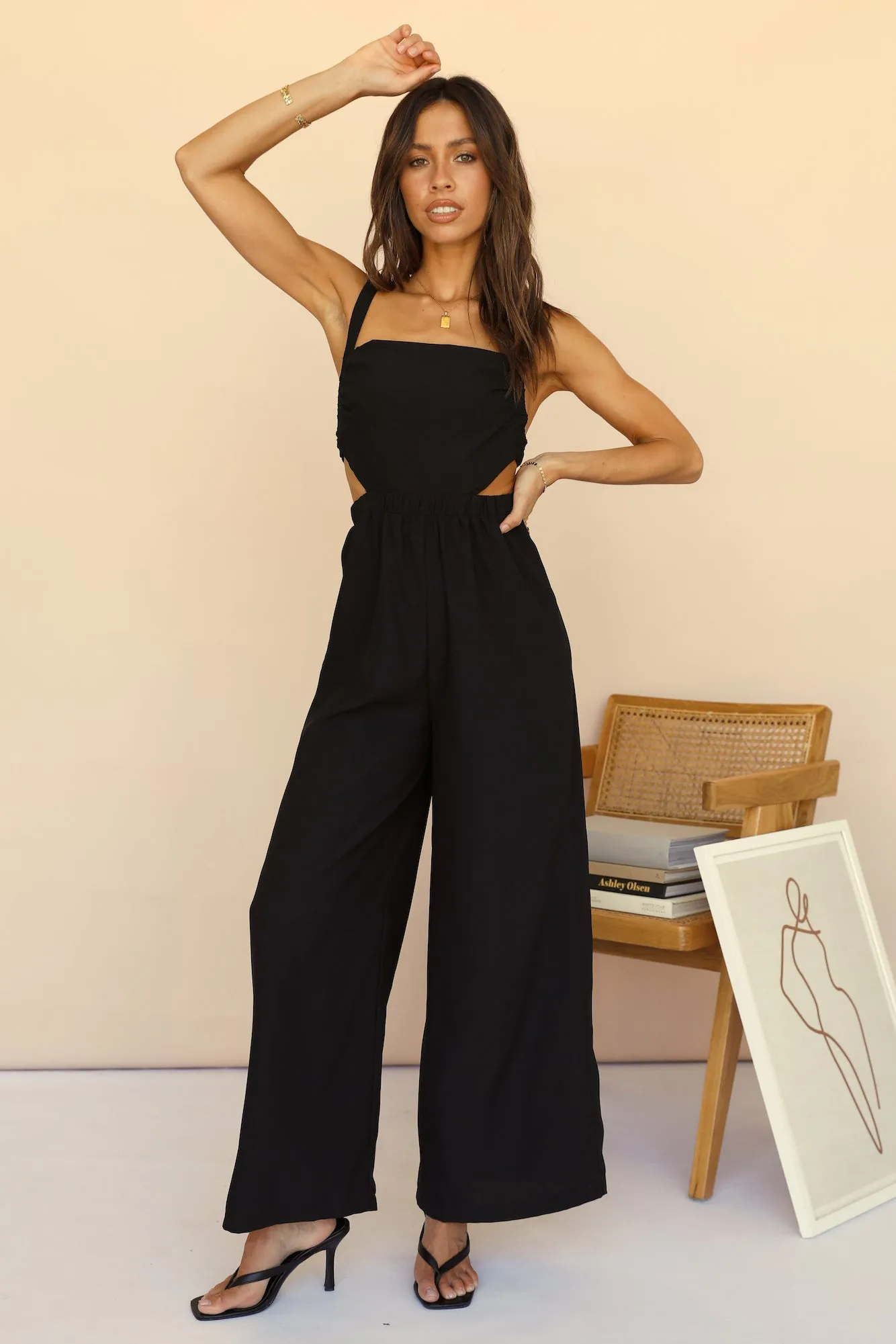 Evergarden Jumpsuit Black sold by Fortunate One product image thumbnail 4