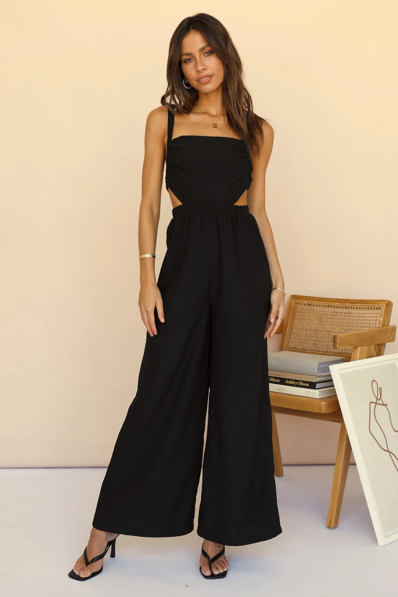 Evergarden Jumpsuit Black sold by Fortunate One product image thumbnail 2