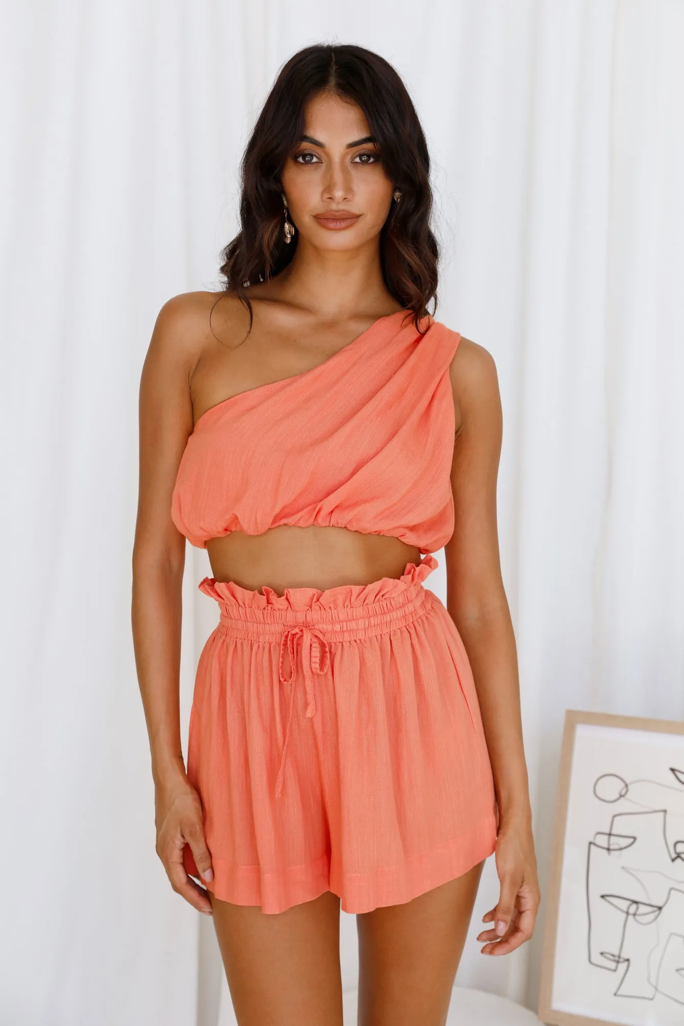 Sweet Release Crop Top Orange sold by Fortunate One product image thumbnail 4