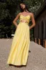 Summer Disposition Maxi Dress Yellow sold by Fortunate One