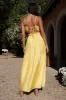 Summer Disposition Maxi Dress Yellow sold by Fortunate One