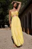 Summer Disposition Maxi Dress Yellow sold by Fortunate One