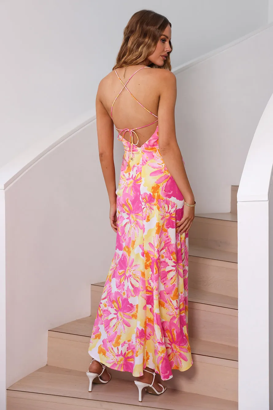 Making A Difference Maxi Dress Pink sold by Fortunate One product image thumbnail 5