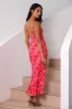 Take Me To Dinner Maxi Dress Pink Floral sold by Fortunate One
