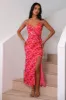 Take Me To Dinner Maxi Dress Pink Floral sold by Fortunate One